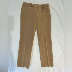 Talbots 8 Tan Newport Ankle Pants